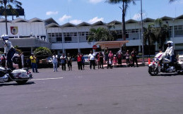 Gabungan Polisi Jember Gelar Millenial Road Safety Festival