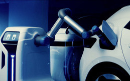 Volkswagen Mobile Charging Robot, Tak Bikin Repot