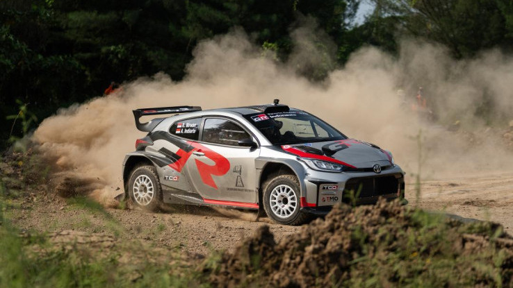 Masih Adaptasi, GR Yaris Rally2 Raih Podium Umum Kejurnas Sprint Rally 2025 Semarang