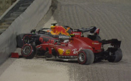 Max Verstappen dan Charles Leclerc Gagal Finis di GP Sakhir