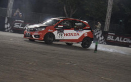 Tak Mau Kalah Saing, Honda Racing Indonesia Tempati Podium di Kejurnas Slalom 2021
