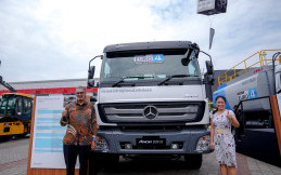Mercedes-Benz Axor Euro 4 Hadir di Pameran Mining Indonesia 2022