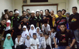 Anniversary Ke 3 Ni@s (Ninja Asik Jakarta) Adakan Santunan dan Buka Bersama Anak Yatim