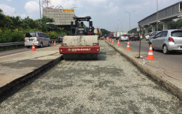 Tol Jagorawi Kembali Dilakukan Pemeliharaan, Pengguna Jalan Harap Berhati-hati
