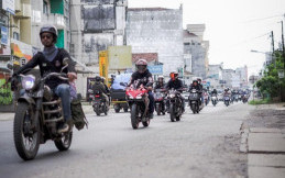 Gabungan Bikers Lampung Bikin Acara Donasi untuk Korban Gempa Cianjur