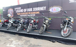 Belasan Ribu Bikers Rayakan Ultah Tiger Association Bandung ke-25
