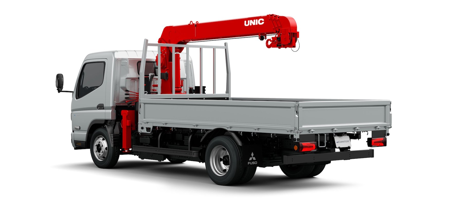 All-New eCanter kali ini adalah hadirnya opsi Crane-Specific Chassis