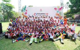 100 Anak Panti Asuhan Belajar dan Bermain Bareng Mitsubishi