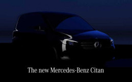 Teaser Mercedes-Benz Citan Beredar, Tersedia Varian Listrik
