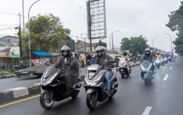Ini Keseruan Jambore Komunitas Honda PCX Jabar & Banten yang Diramaikan 500 Bikers
