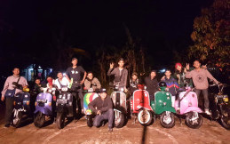 Gandeng Komunitas Lain, Scooter Bintaro Independent Gelar Touring ke Sukabumi