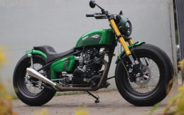 Ini Spesifikasi Motor Custom Kawasaki W175 Milik Jokowi