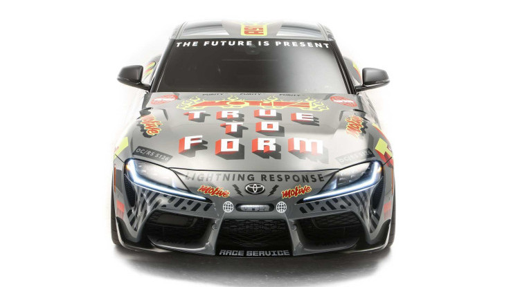 Toyota Supra Ornamental Conifer, Berani Tampil Artistik