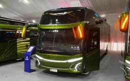 Bus Baru PO ALS Eks GIIAS 2026 Mulai Beroperasi di Rute Tangerang-Medan
