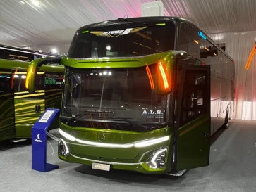 Bus Baru PO ALS Eks GIIAS 2026 Mulai Beroperasi di Rute Tangerang-Medan