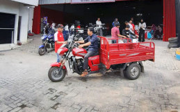 Penjualan Roda Dua Menurun, Motor Roda Tiga Viar Laris manis
