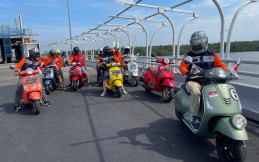 Komunitas SatuHati Kompak Sambangi Vespa World Days (VWD) 2022 Bali