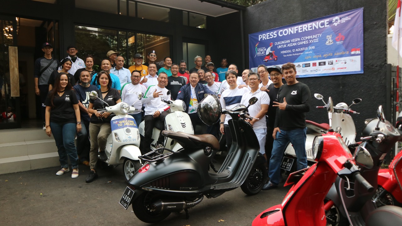 Ini Rute Obor Asian Games 2018 yang Bakal Dikawal Vespa 
