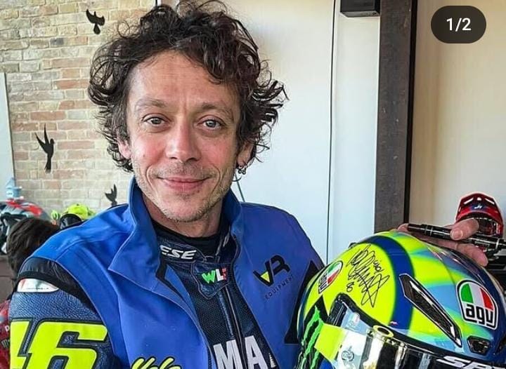 Valentino Rossi Lelang Helm Penuh Kenangan, Hasilnya Disumbangkan ke Korban Banjir Valencia