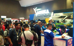 Asuka Car Tv Dengan Head Unit PTA-100 Hadir di Ajang IIMS 2017