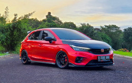 Modifikasi Honda City Hatchback, Terapkan Warna Soul Red
