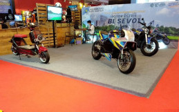 UBL Pamer Motor Listrik Buatan Mahasiswa dan Dosen di IIMS Hybrid 2021