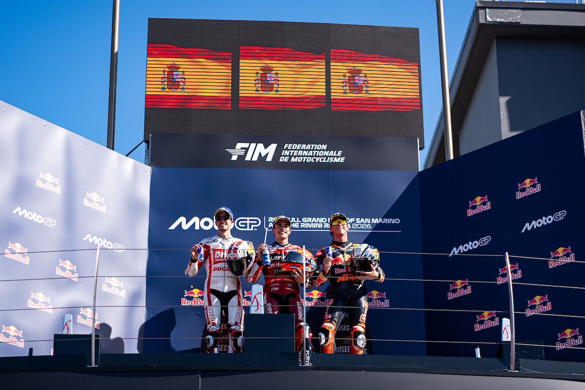 podium MotoGP San Marino 2026