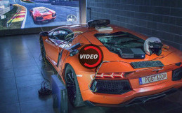 Video: Lamborghini Aventador Disulap Jadi Simulator Balapan