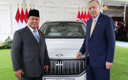 Presiden Prabowo Diberikan Mobil Listrik Togg T10X oleh Presiden Erdogan