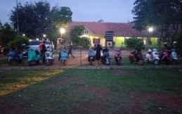 Jalani Misi Perdana, Komunitas Mossic Scooter Gelar Santunan di Cisauk