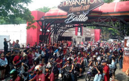 Sambut Suryantion Motorland 2019, Ratusan Bikers Medan Konvoi Keliling Kota