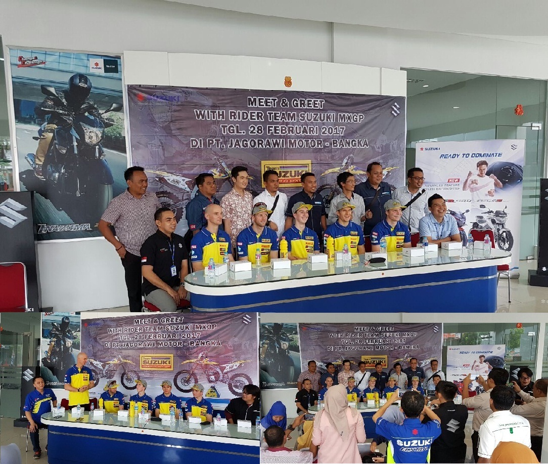 Suzuki World MXGP Team Sambut GSX di Indonesia