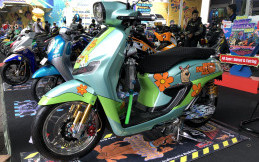 Habiskan Dana Rp60 Juta Honda Stylo 160 Scooby Doo Juara Show Off HMC 2025 Bandung, Intip Spesifikasinya