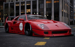 Liberty Walk Bikin Ferrari F40 Klasik Jadi Sangar