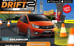 Brio Virtual Drift Challenge II Seri 5 Digelar di Trek Banjarmasin