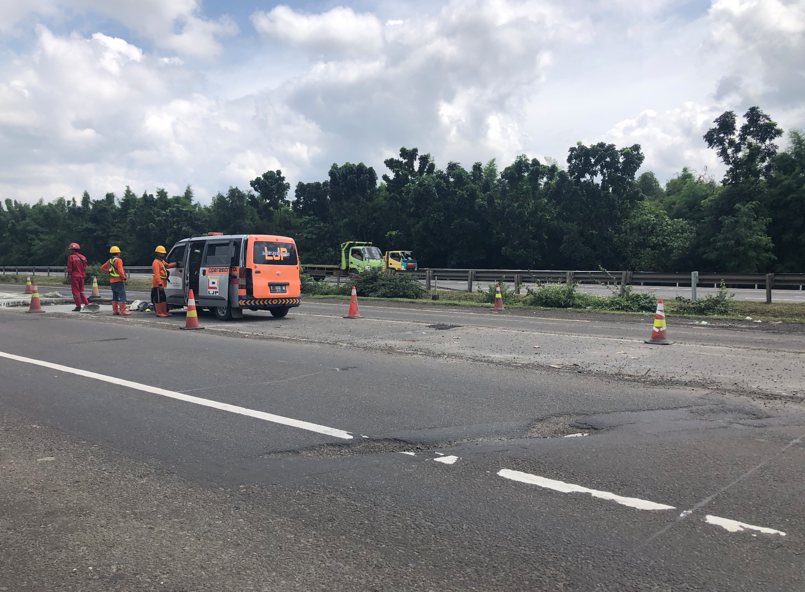 Kerusakan Parah Ditemukan di Sejumlah Km Tol Tangerang–Merak