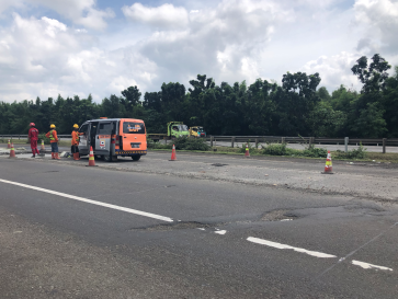 Kerusakan Parah Ditemukan di Sejumlah Km Tol Tangerang–Merak