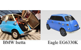 Pabrikan Cina Kloning BMW Isetta 