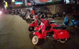 Ratusan Bikers Hadiri Anniversary Perdana Vescome