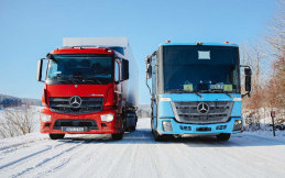 Truk Listrik Mercedes-Benz eActros dan eEconic Uji Coba di Cuaca Ekstrem