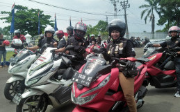 Kumpul 1000 Bikers, Kapolda Bengkulu Kampanyekan Anti Hoax