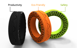 Gandeng Hyundai, Hankook Pamer Ban Tanpa Angin i-Flex