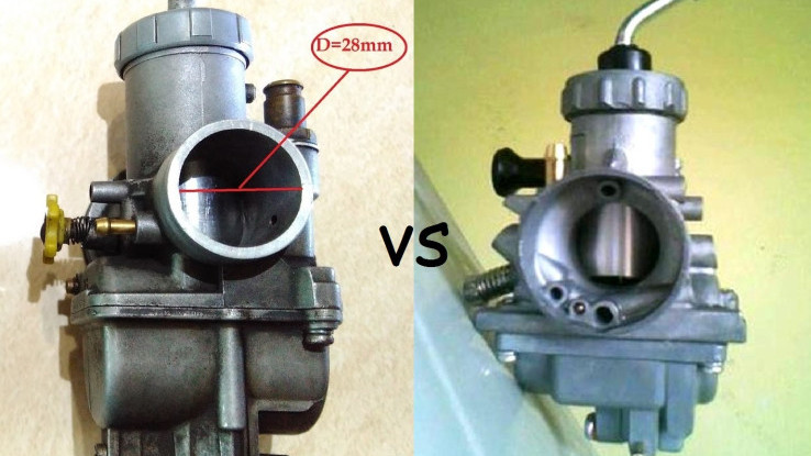 Perbedaan Karburator PE 28 dengan Rx king