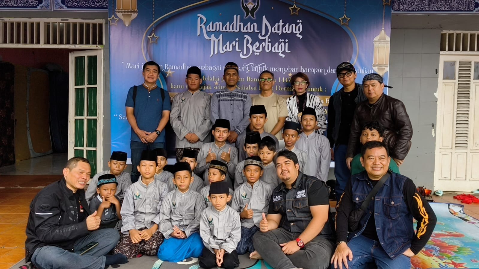 Ramadhan Penuh Berkah, QJ Riders Indonesia Santuni Panti Yatim di Depok