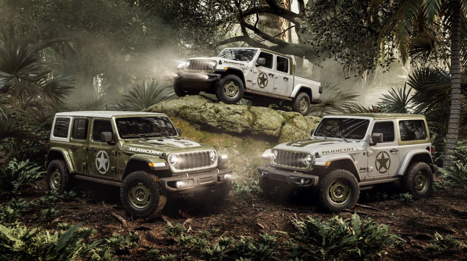 Galeri Jeep Wrangler dan Gladiator Sarge, Penghormatan Militer