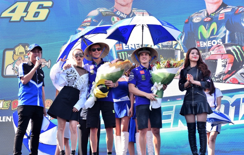 Bendera Vietnam Akan Nempel di Motor Rossi dan Vinales, Begini Penampakannya