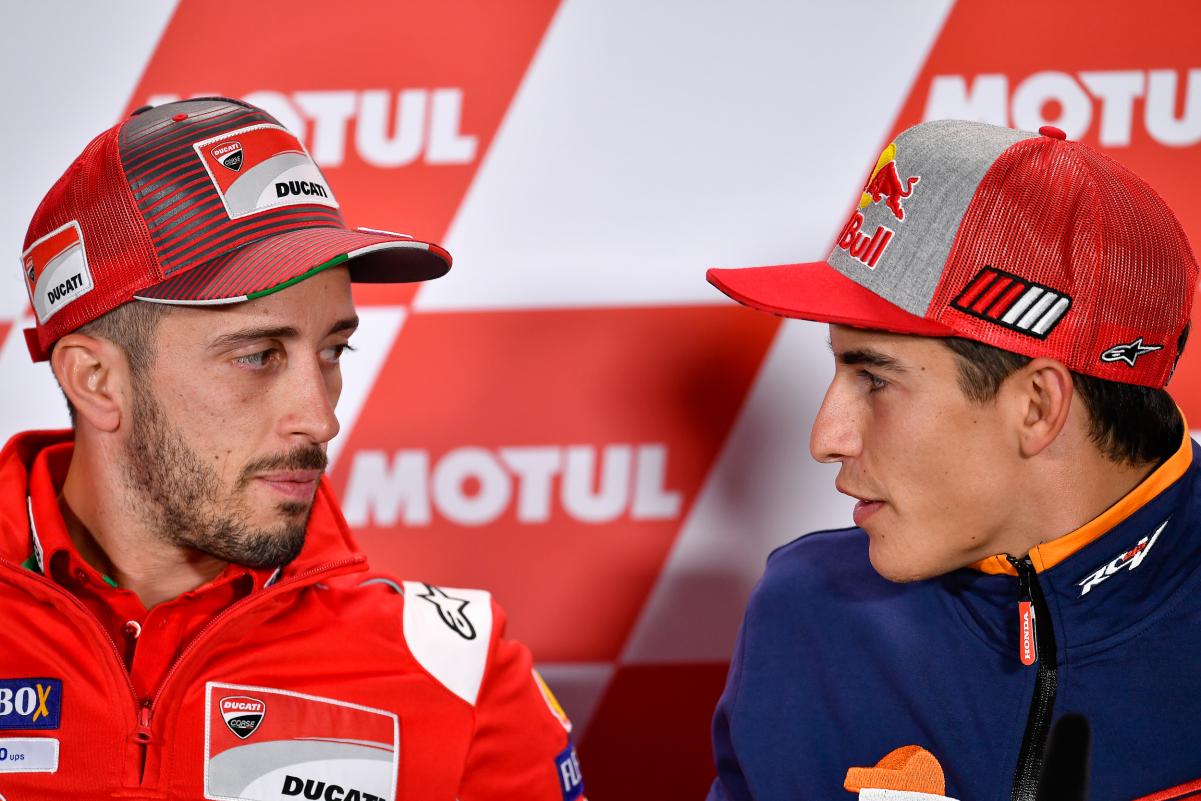 Marquez Pesimistis Bersaing dengan Dovizioso di MotoGP Jepang   