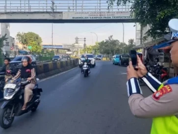 Operasi Serentak Jabodetabek, Ratusan Pelanggaran Lalu Lintas Terekam ETLE Handheld