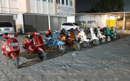Persiapan Touring Perdana, Komunitas Mossic Scooter Jajal Trek