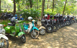 Parjo Rangkul Ratusan Bikers Gelar Acara di Hutan Bogor